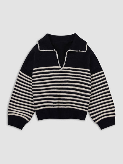 Crosswalk Stripe Pullover